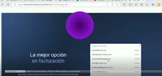 Registro para crear cuenta de facturación y poder timbrar